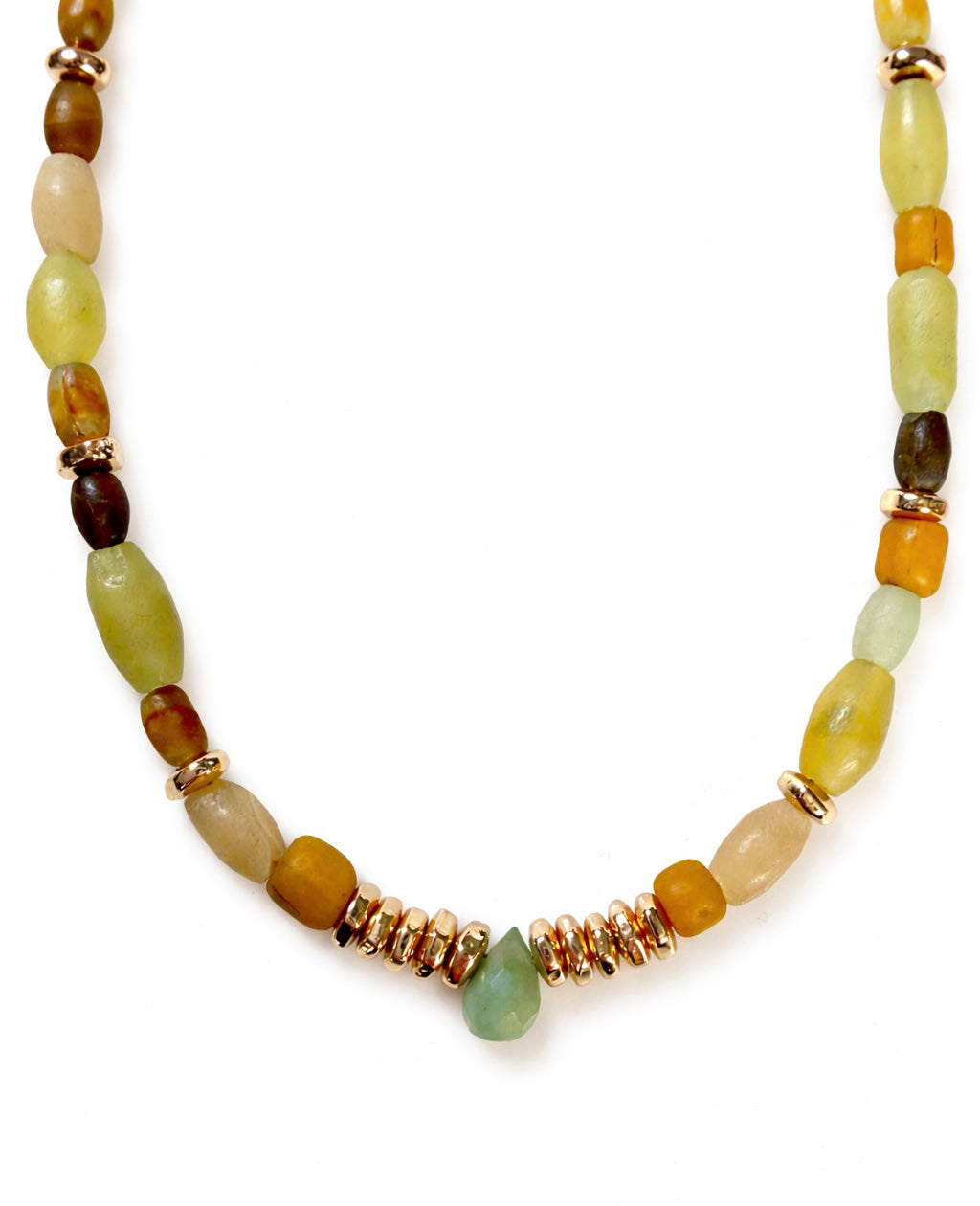 Golden Beaded Necklace