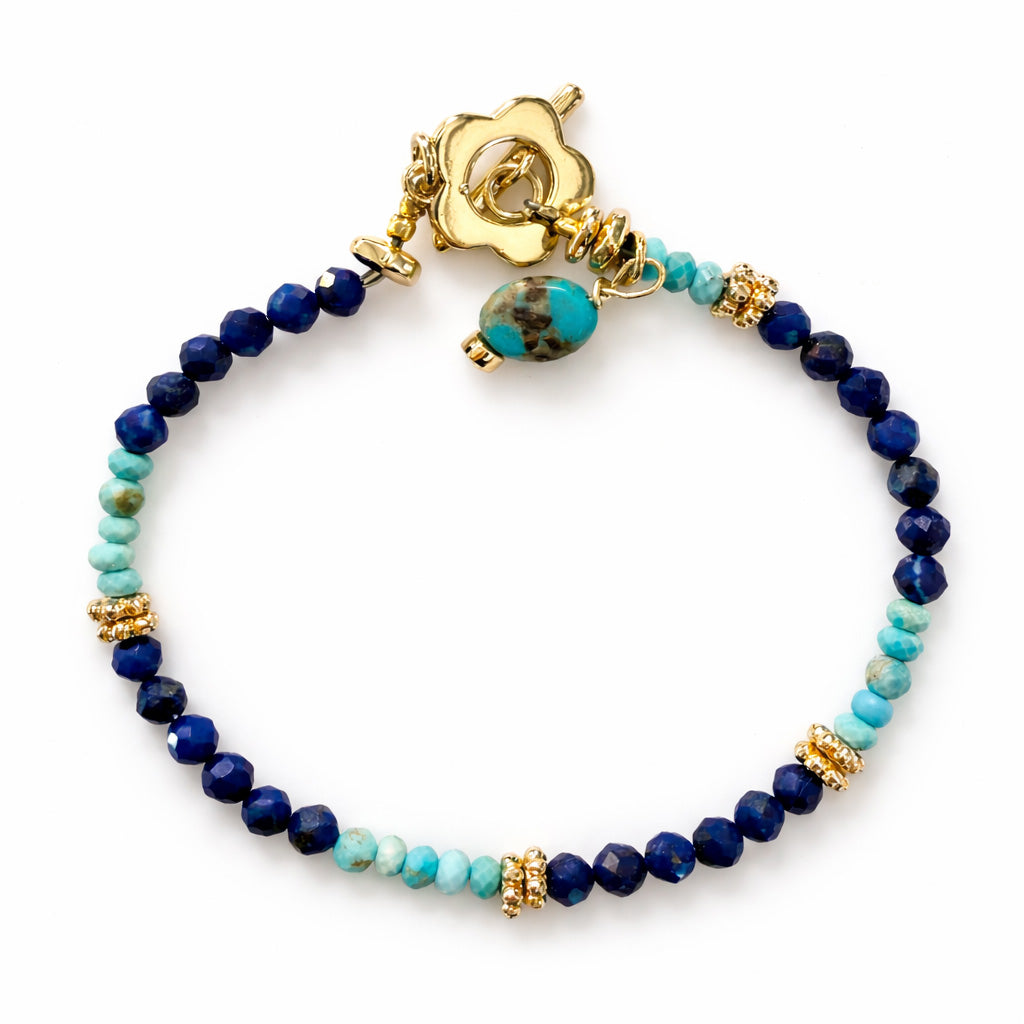 Lapis & Turquoise Luxe Bracelet