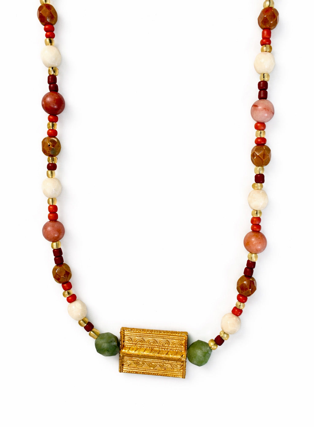 Golden Meadow Boho Necklace