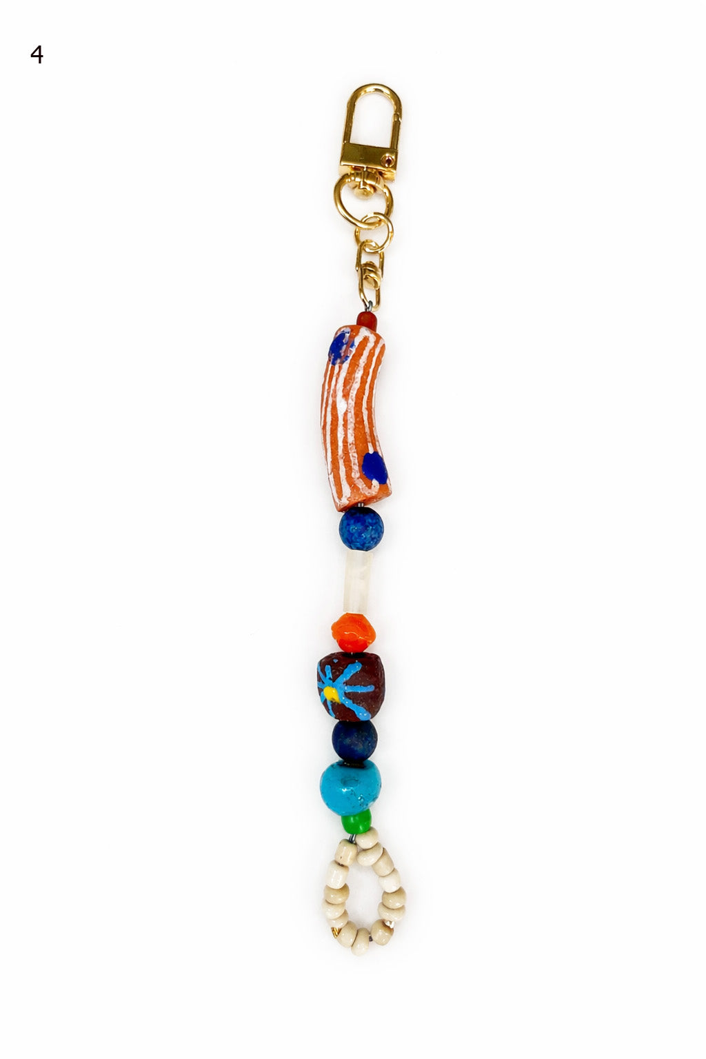 Beaded Charm Keychains