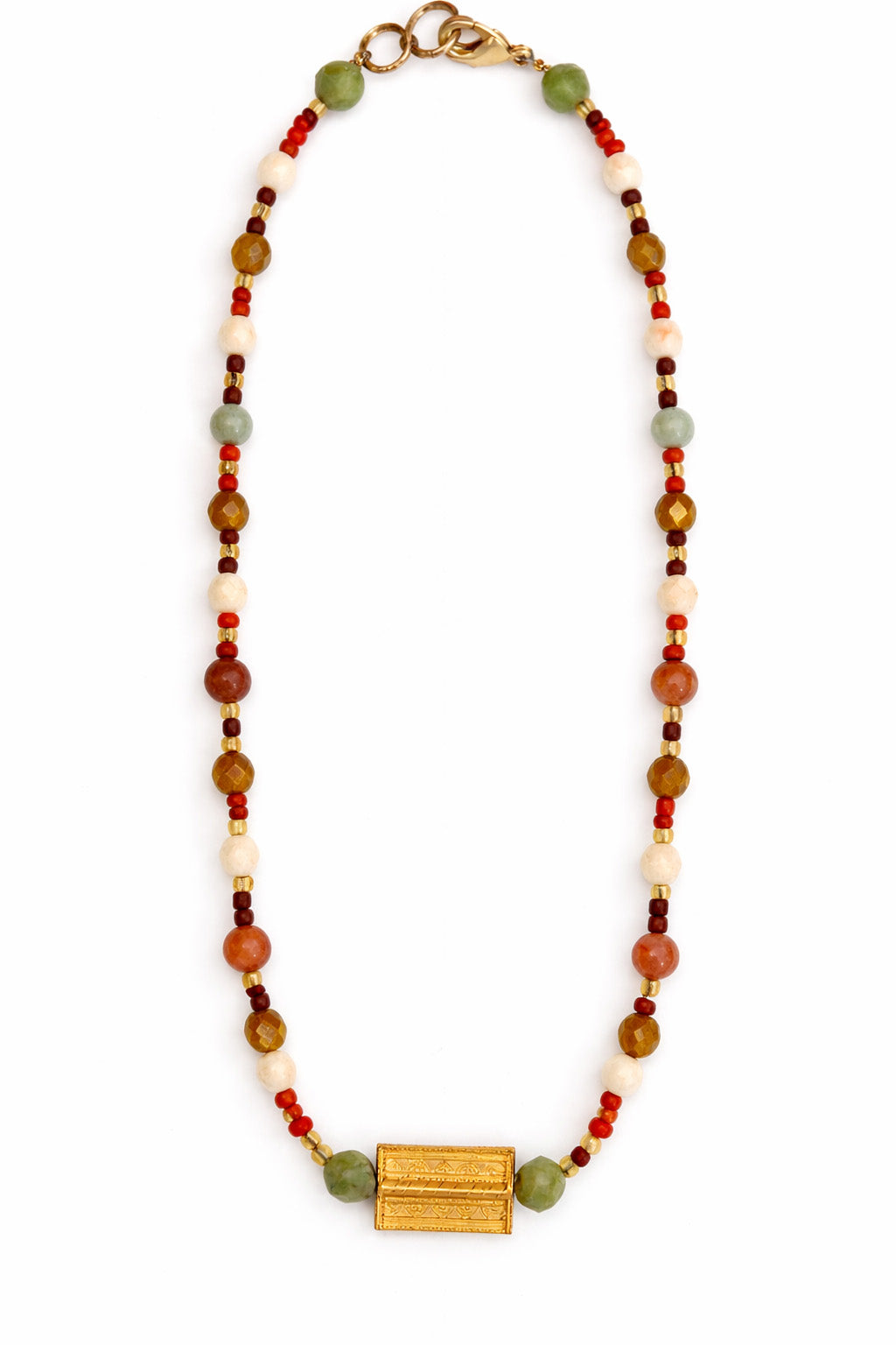 Golden Meadow Boho Necklace