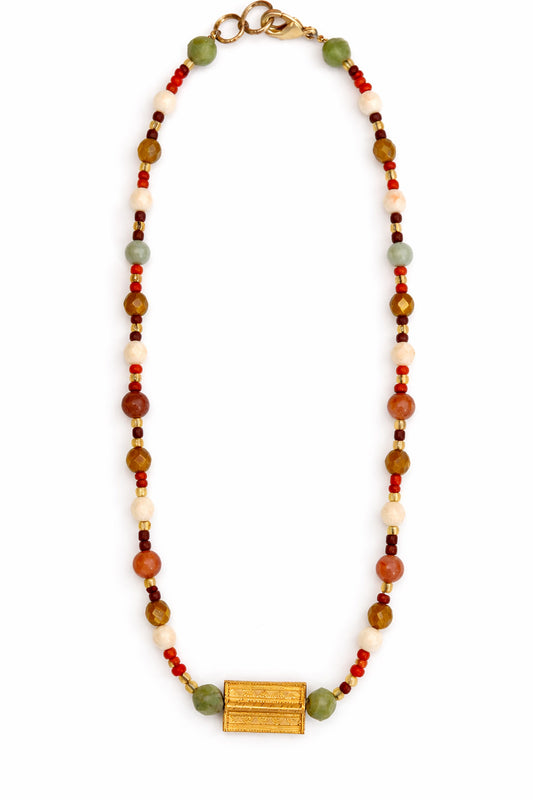 Golden Meadow Boho Necklace
