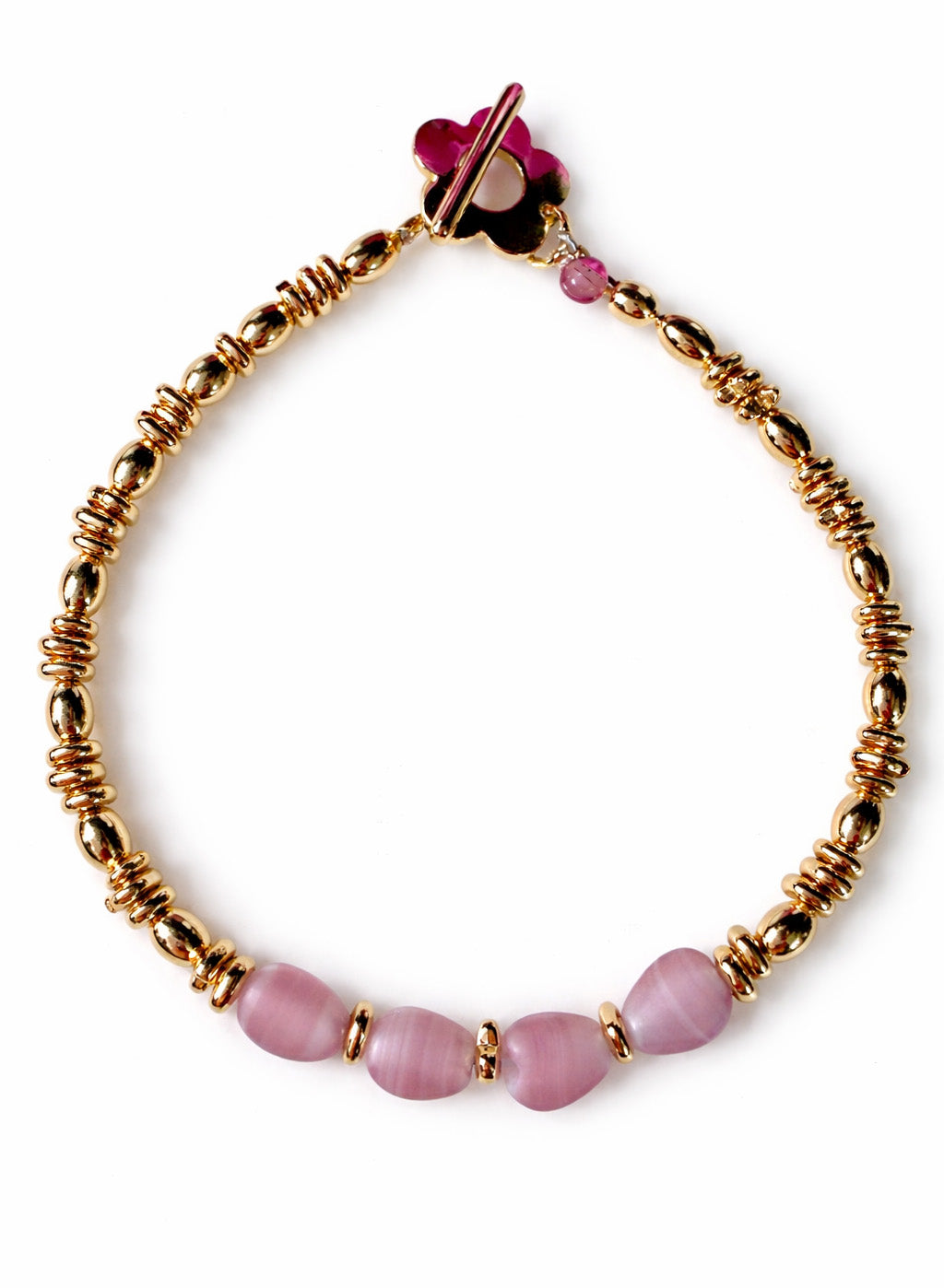 Blush Petal Beaded Bracelet
