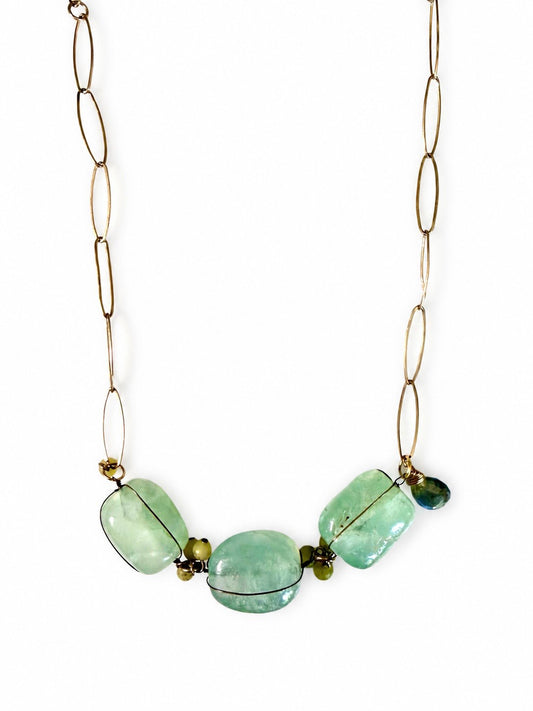 Serenity Statement Necklace | Handcrafted Beaded Jewelry