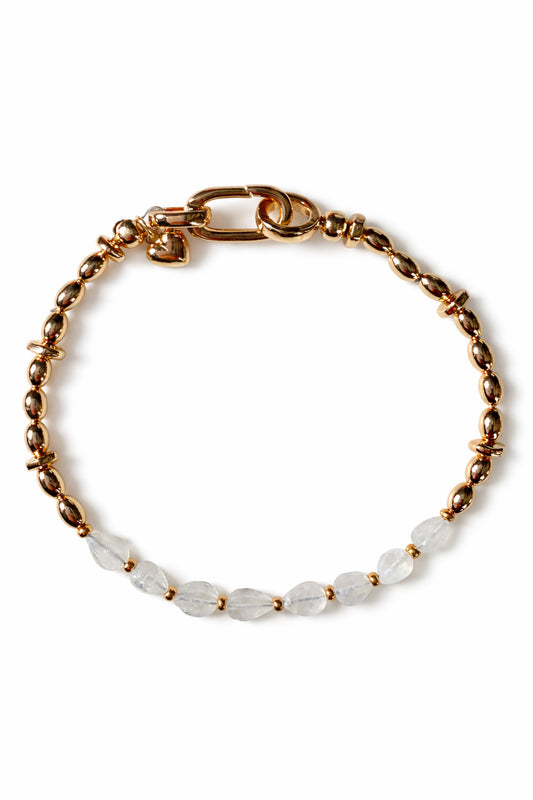 White Moonstone Bracelet