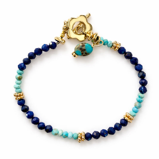 Lapis & Turquoise Luxe Bracelet