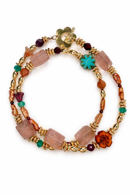 Double Loop Eclectic Bracelet