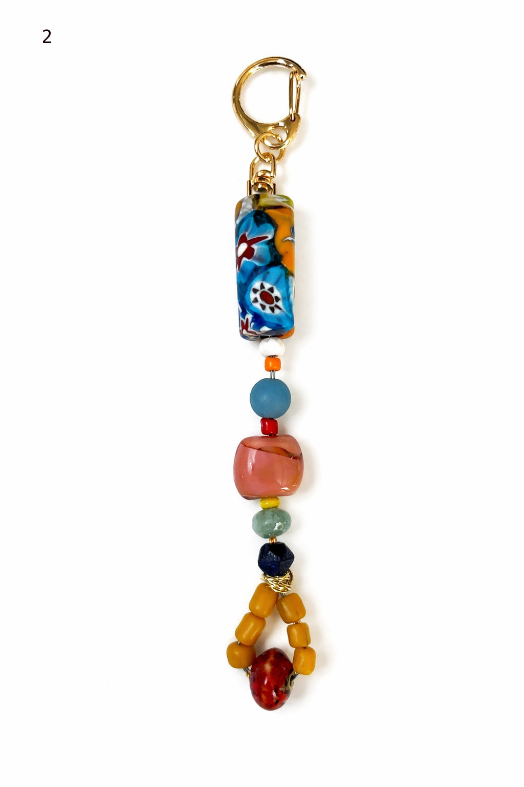 Beaded Charm Keychains