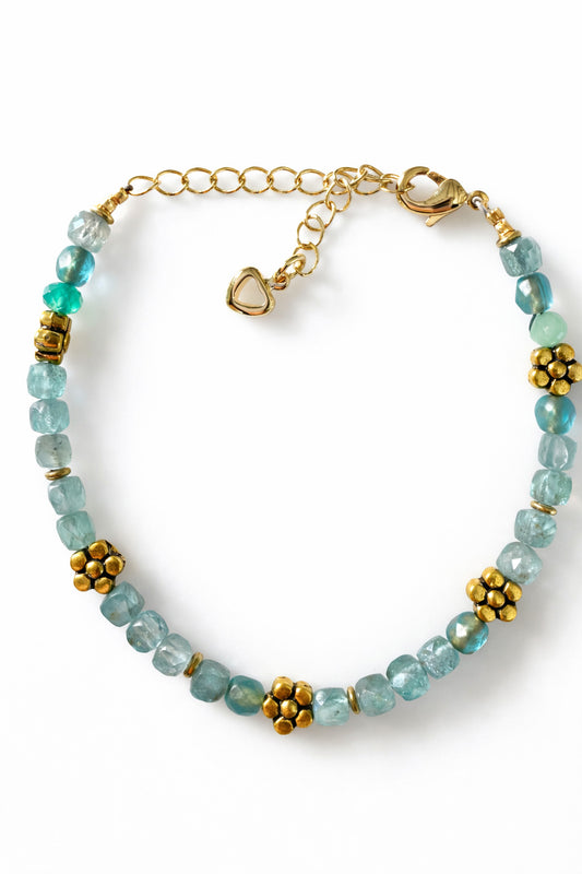 Aqua Bloom Bracelet