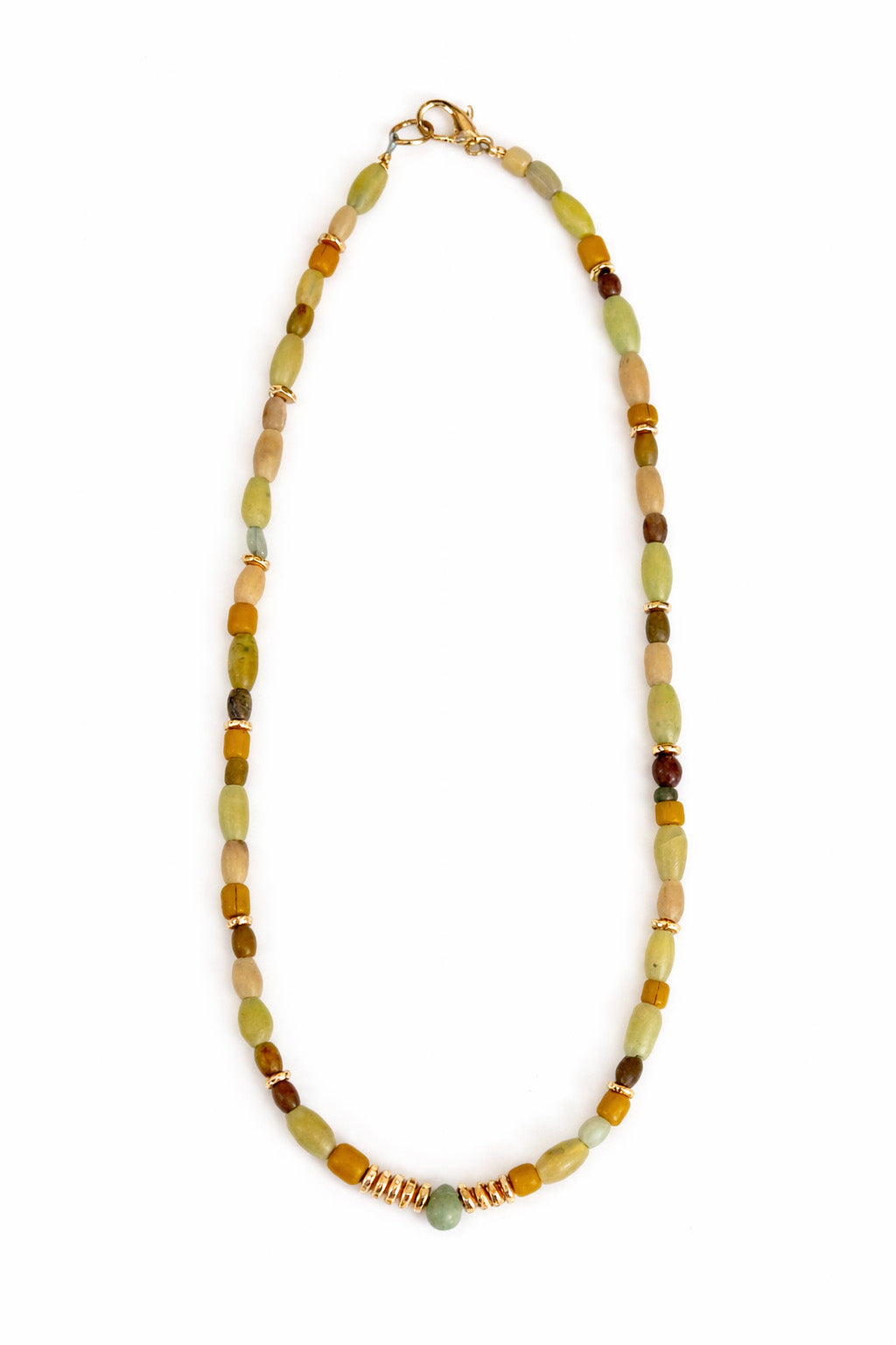 Golden Beaded Necklace