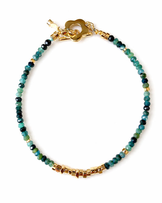 Seafoam & Black Minimalist Bracelet